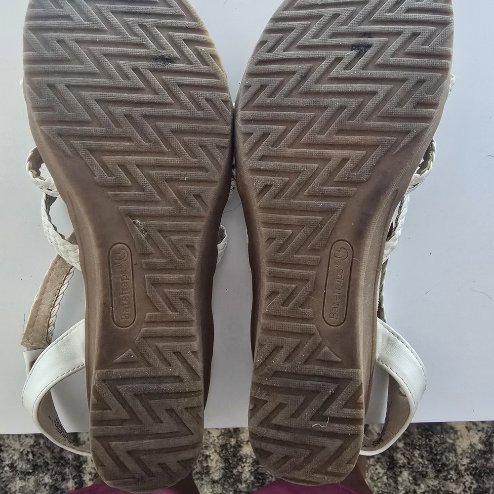 Bare Traps Takara Women's Braided Sandals - White Size 8.5 - Picture 4 of 6